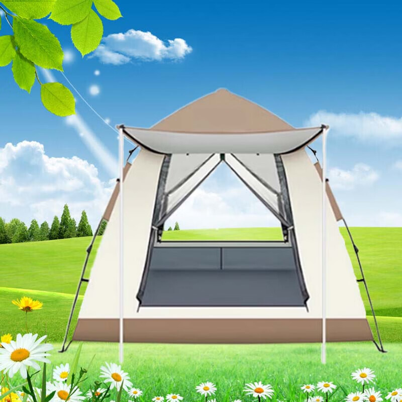 

Ngnlw Палатка с навесом 2-в-1 Складная портативная портативная ночная палатка для кемпинга на открытом воздухе Полное оборудование для кемпинга