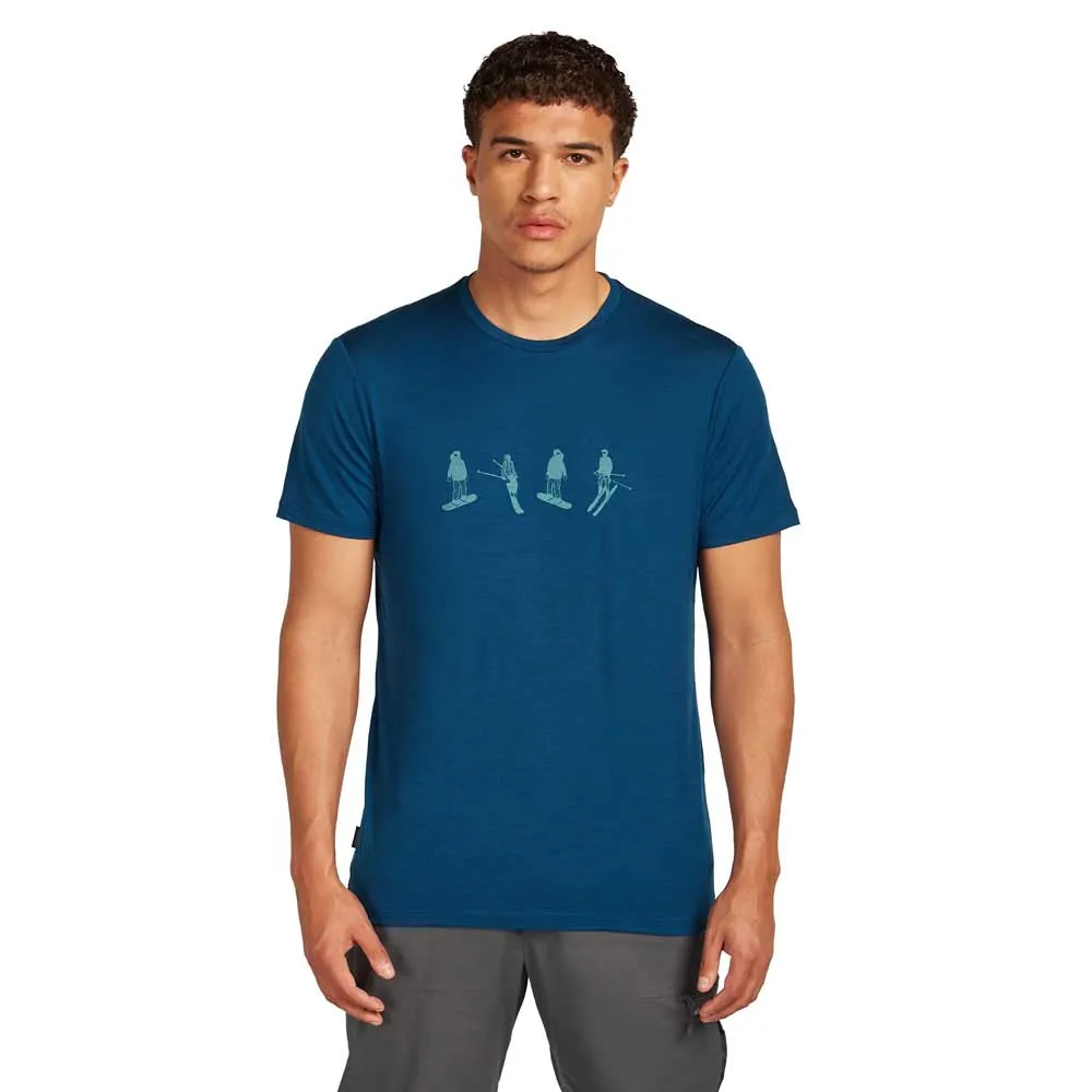 

Футболка Icebreaker Merino 150 Tech Lite Snow Day, синий
