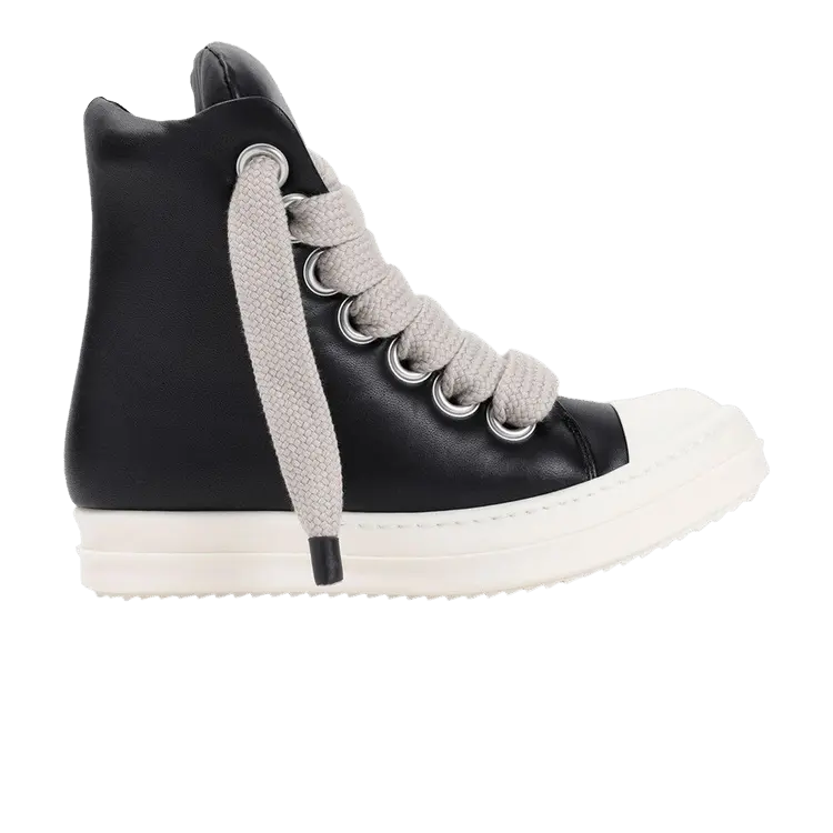 

Кроссовки Rick Owens Wmns Porterville Jumbo Laced Padded High Black Milk, черный