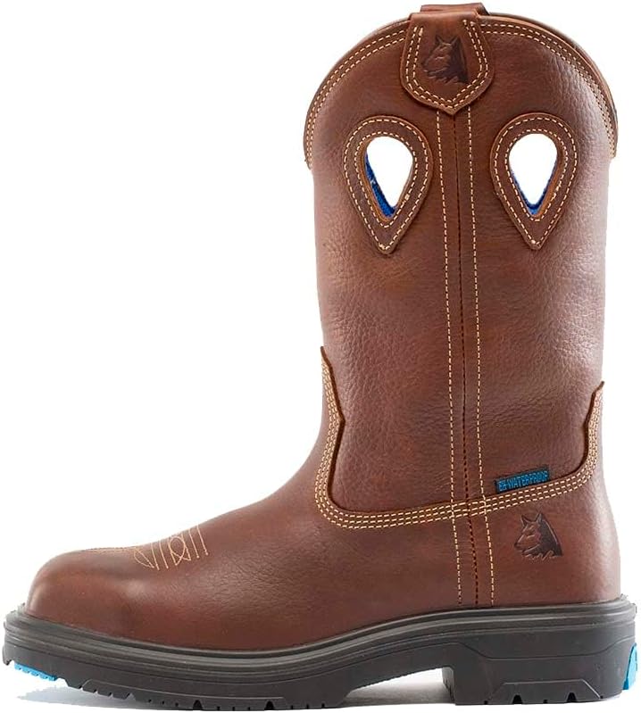Мужские защитные ботинки Steel Blue Blue Heeler со стальным носком Steel Blue 100% Comfort, Oak — фото 4