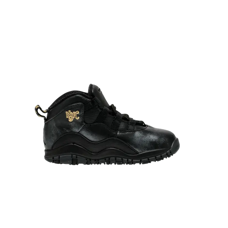 

Кроссовки Air Jordan 10 Retro TD 'NYC', черный