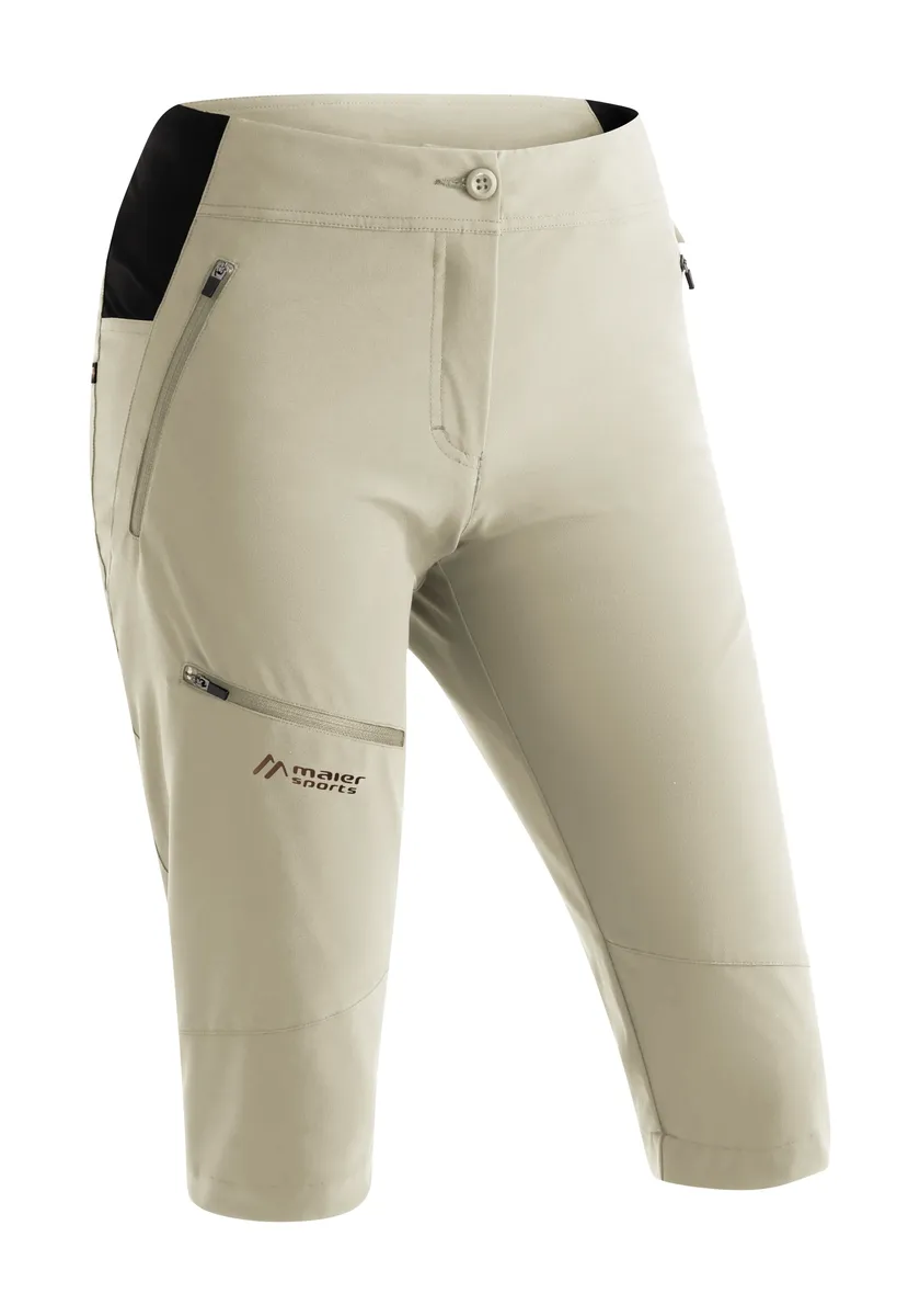 

Капри Maier Sports "Latit Capri Vario", женские капри, короткие походные брюки, уличные брюки с 4 карманами, стандартного кроя, коричневый