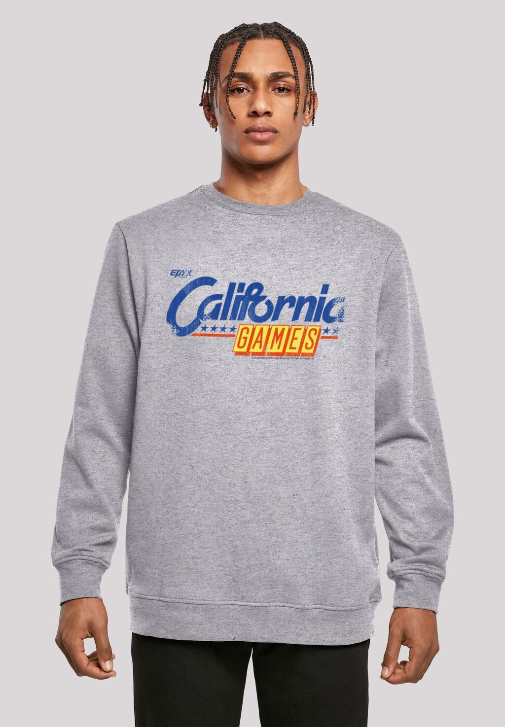 

Толстовка RETRO GAMING CALIFORNIA GAMES LOGO F4NT4STIC, серый
