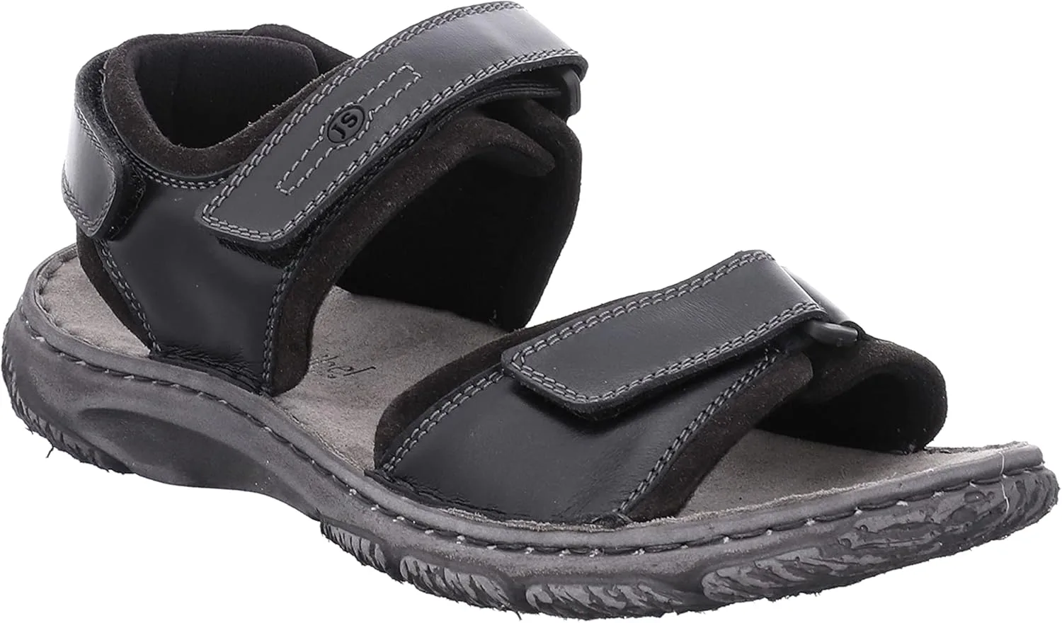 Мужские сандалии Josef Seibel Carlo 11 открытый носок, черный