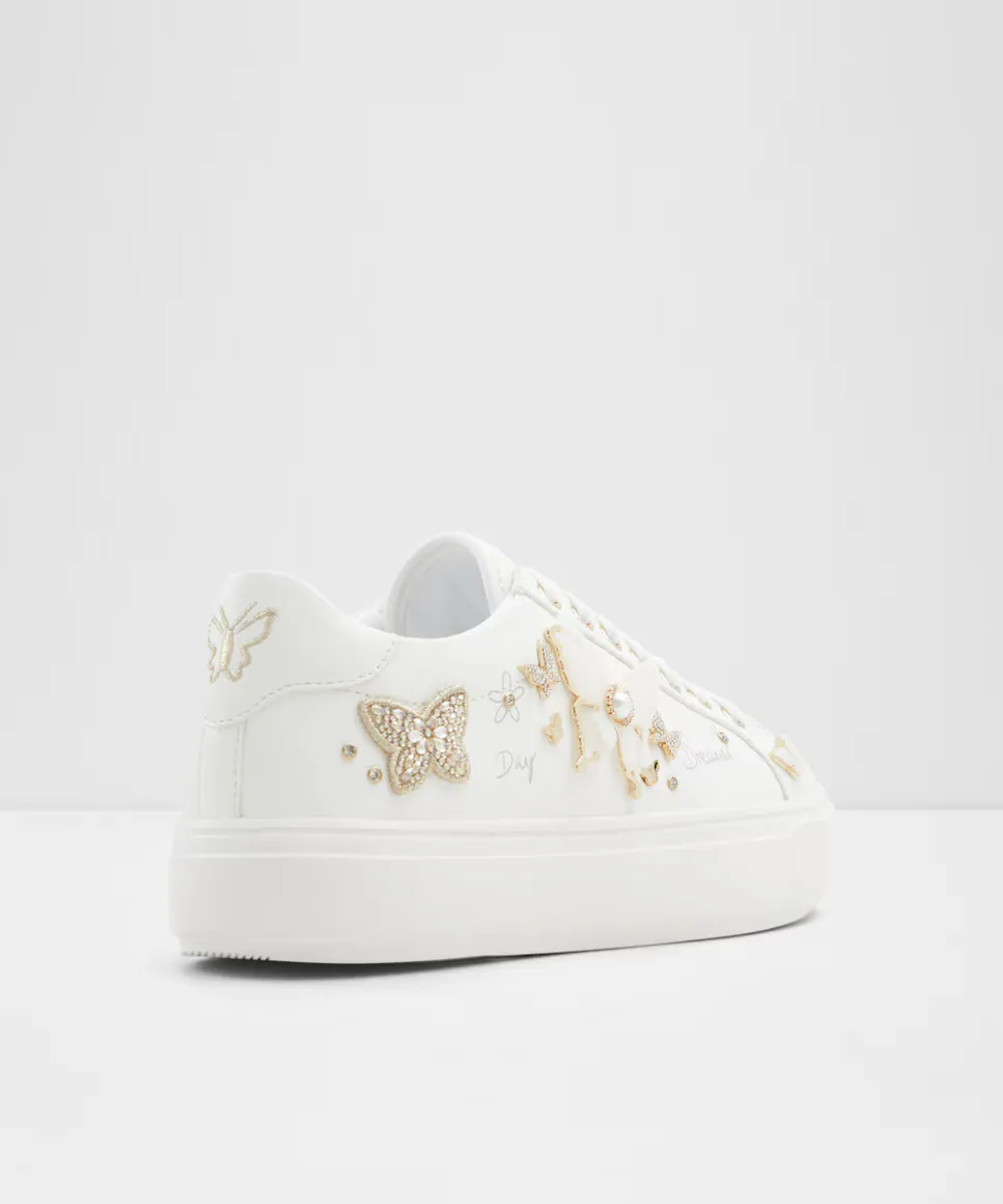 Женские повседневные кроссовки с круглым носком Aldo, белый — фото 4