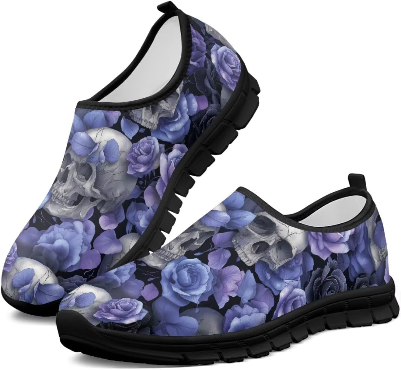 

Женские слипоны Бесподкладочные кроссовки для повседневной носки Дышащие кеды для бега, походов, прогулок и путешествий Chririnla, фиолетовый/розовый