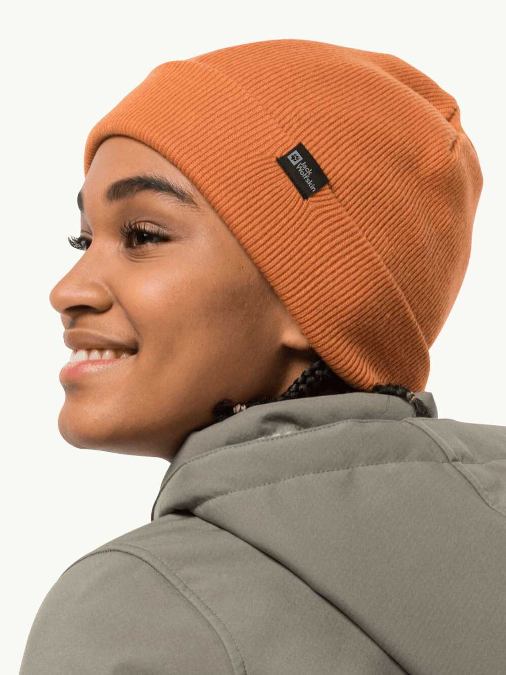 

Шапка Jack Wolfskin RIB HAT, оранжевый