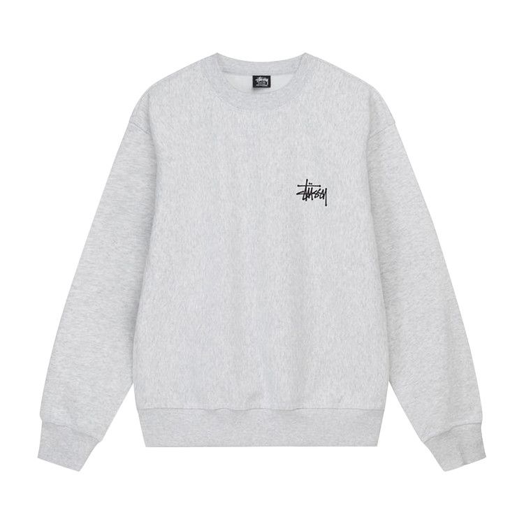 

Свитер Stussy Basic Crew, Ash Heather