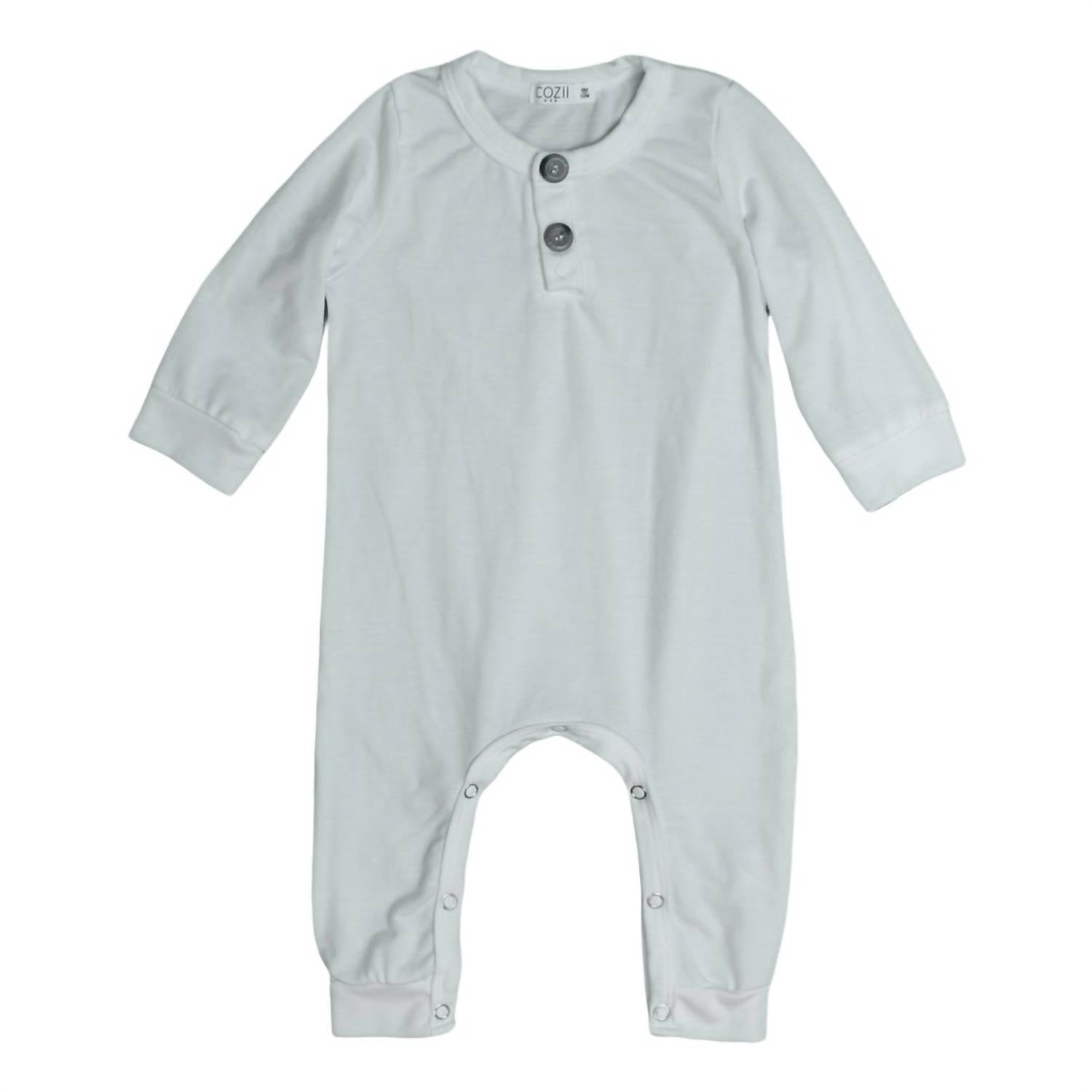

Детский комбинезон Henley белого цвета Cozii