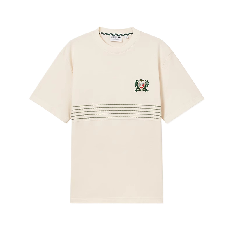 Футболка с вышитым значком LACOSTE, зеленый — фото 4