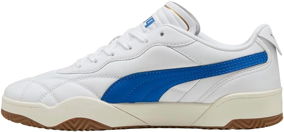 Кроссовки PUMA мужские Tifosi Lux на шнуровке, повседневные - белые, белый — фото 3