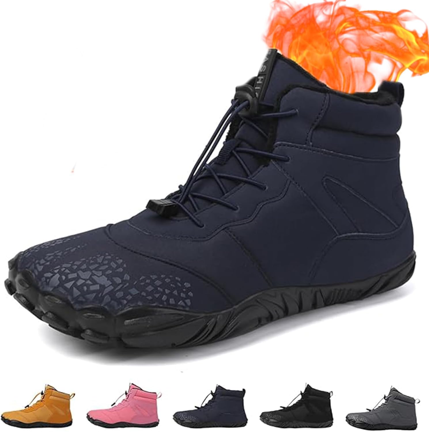 

Водонепроницаемые зимние туфли Giltpeak, удобные ботинки Pro, противоскользящие и водонепроницаемые зимние, для мужчин и женщин, синий