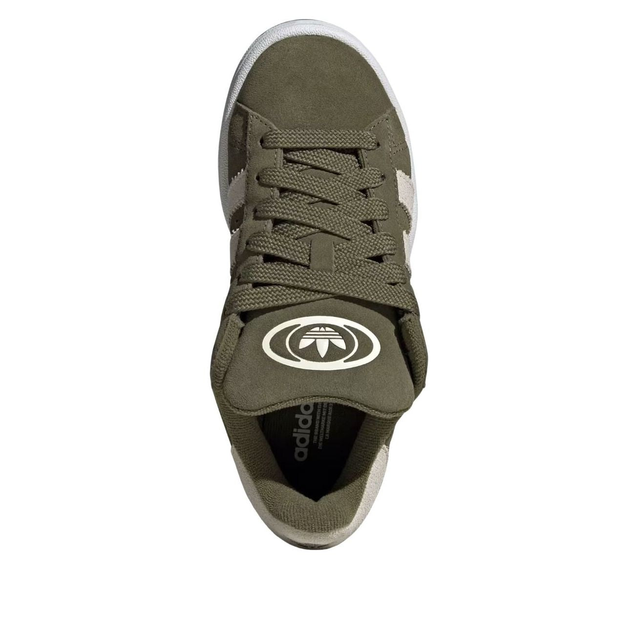 (GS) Adidas Campus 00s 'Medium Dark Khaki Off White' — фото 2