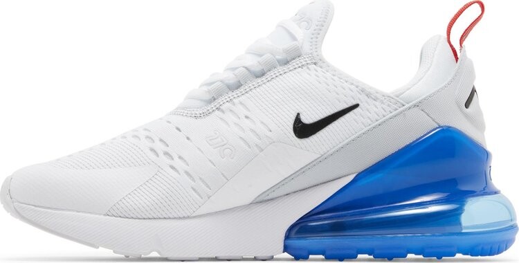 Кроссовки Air Max 270 GS 'White Light Photo Blue', белый — фото 3