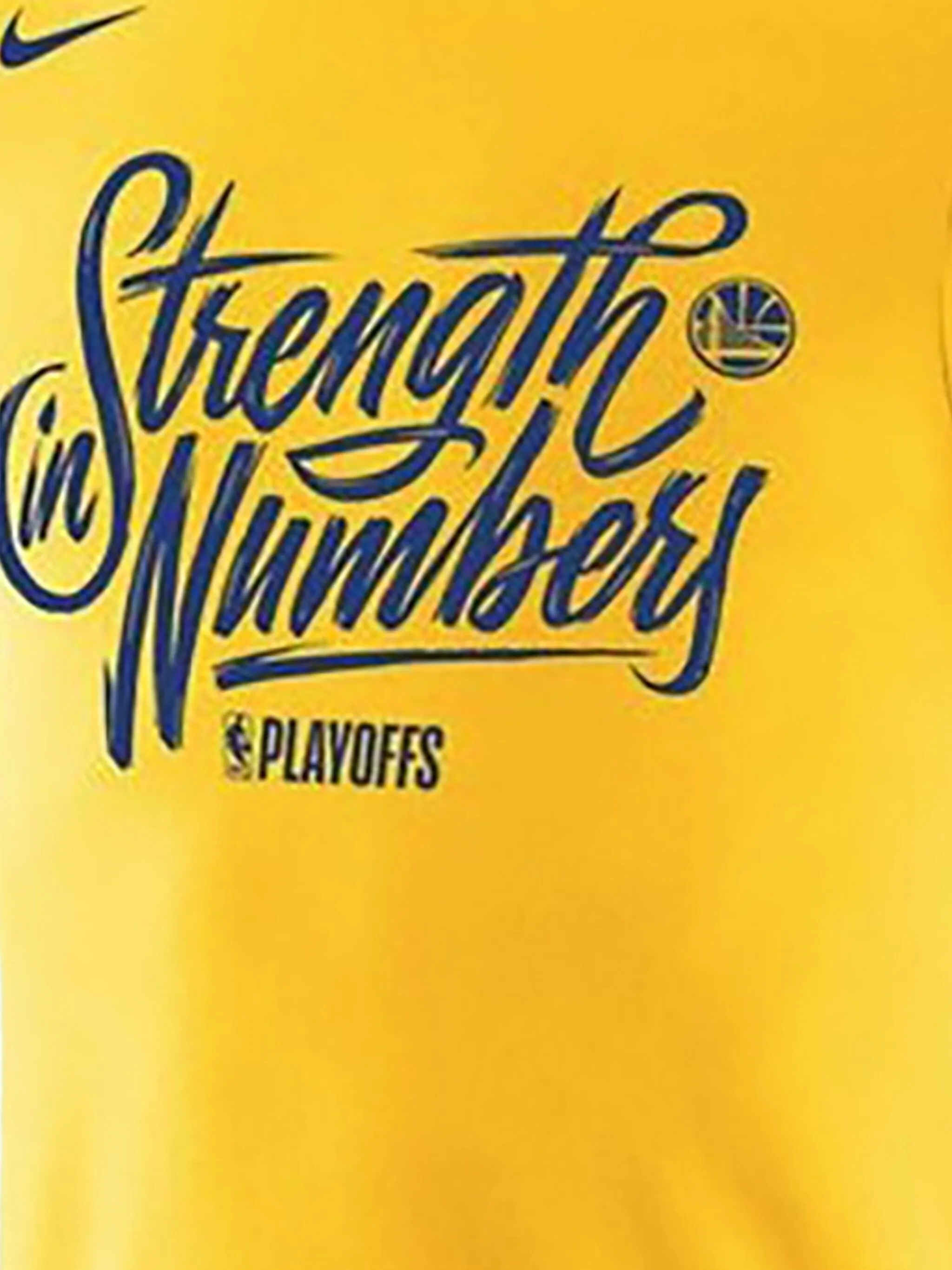 Футболка NBA GSW Dri-Fit Nike, желтый — фото 2