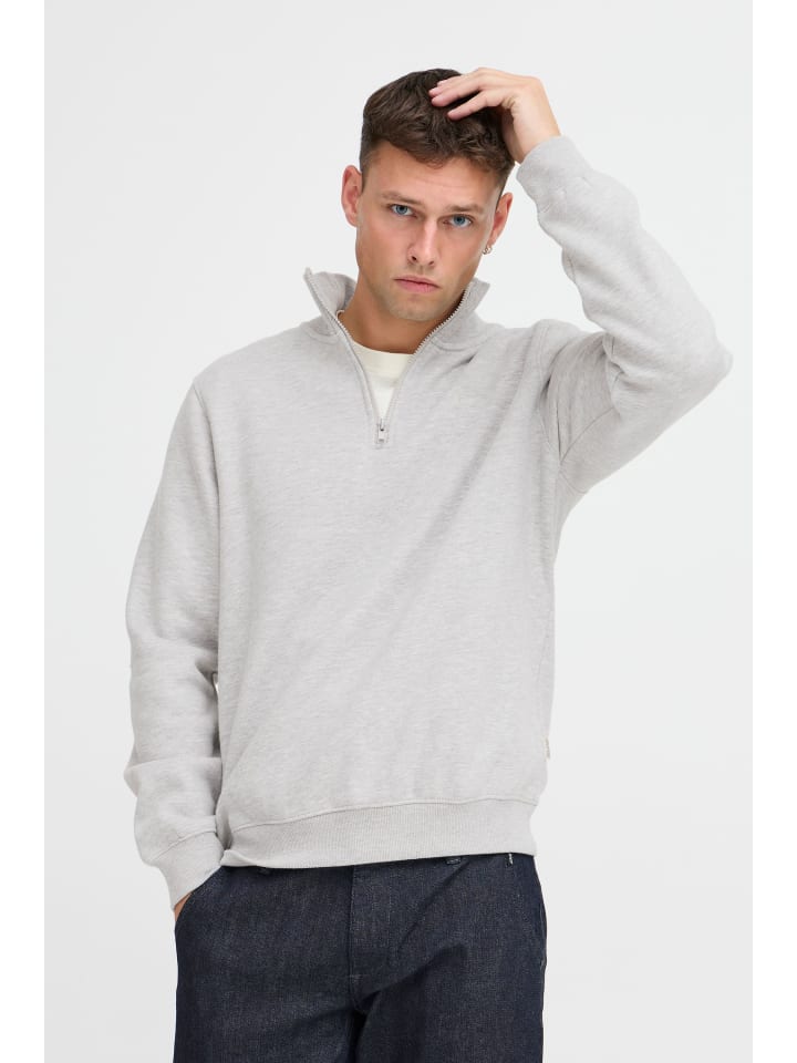 

Пуловер BLEND Troyer BHSweatshirt 20718190, цвет mittelgrau