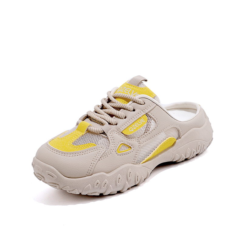 

Шлепанцы Breathable Kids Lifestyle Shoes Teenagers FIRS Kids, бежевый/желтый