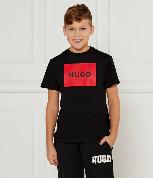 

Футболка Regular Fit Hugo Kids, черный