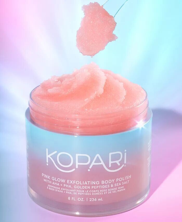 Отшелушивающий лак для тела Pink Glow Kopari Beauty — фото 4