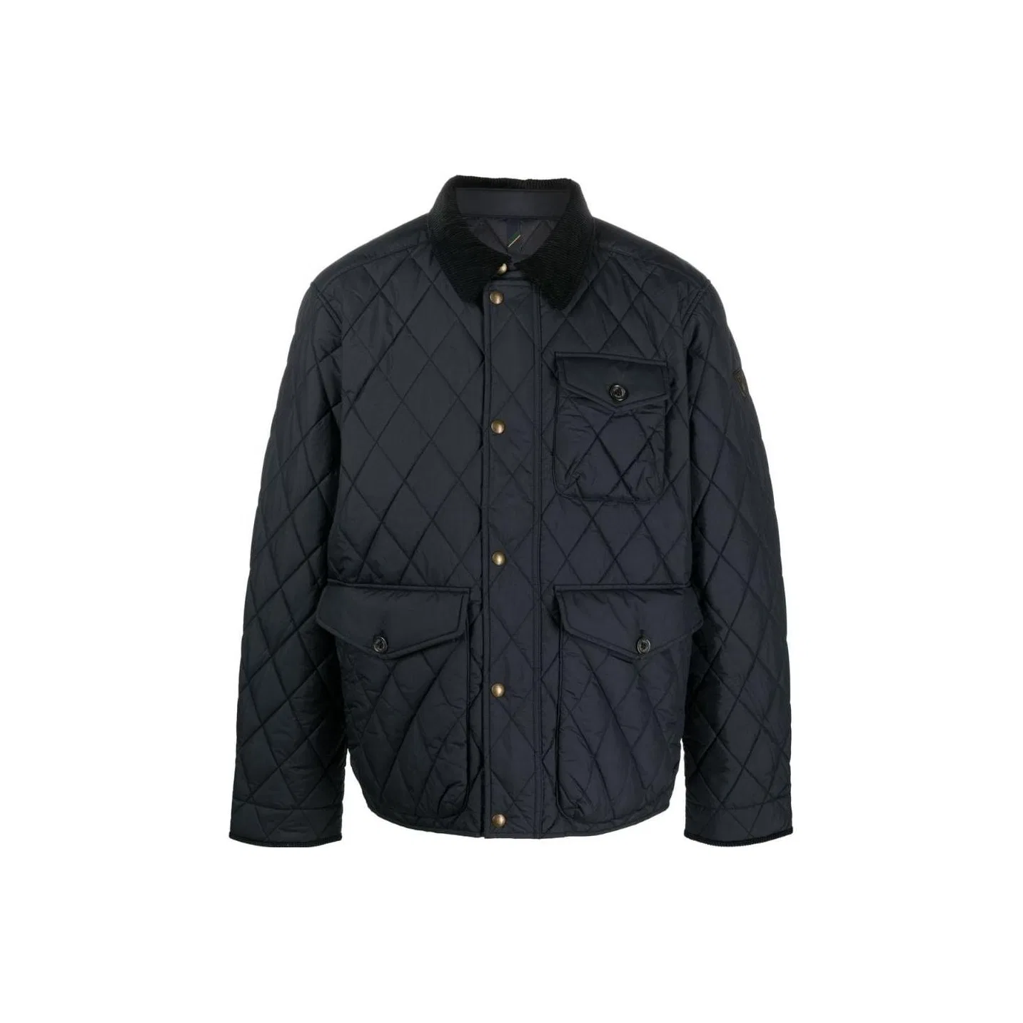 Куртка с ромбовидной стежкой на пуговицах Polo Ralph Lauren, Black