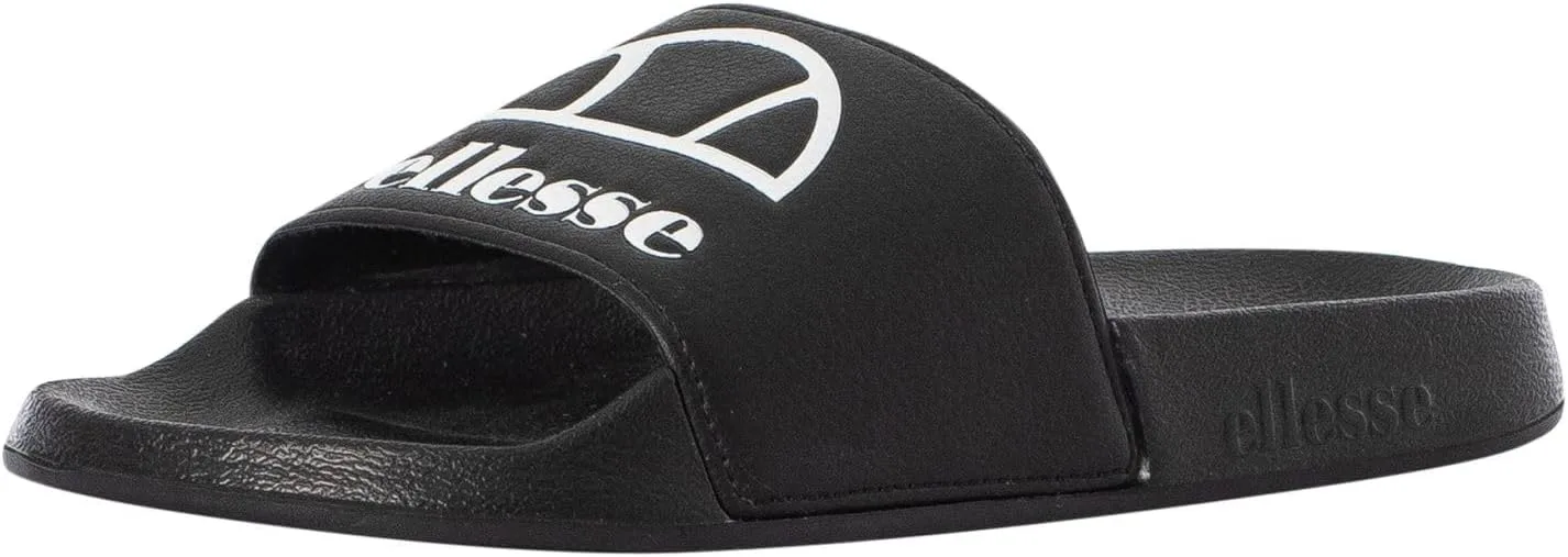 Мужские черные шлепанцы Ellesse Fellentini в стиле ретро с логотипом Semi Palla
