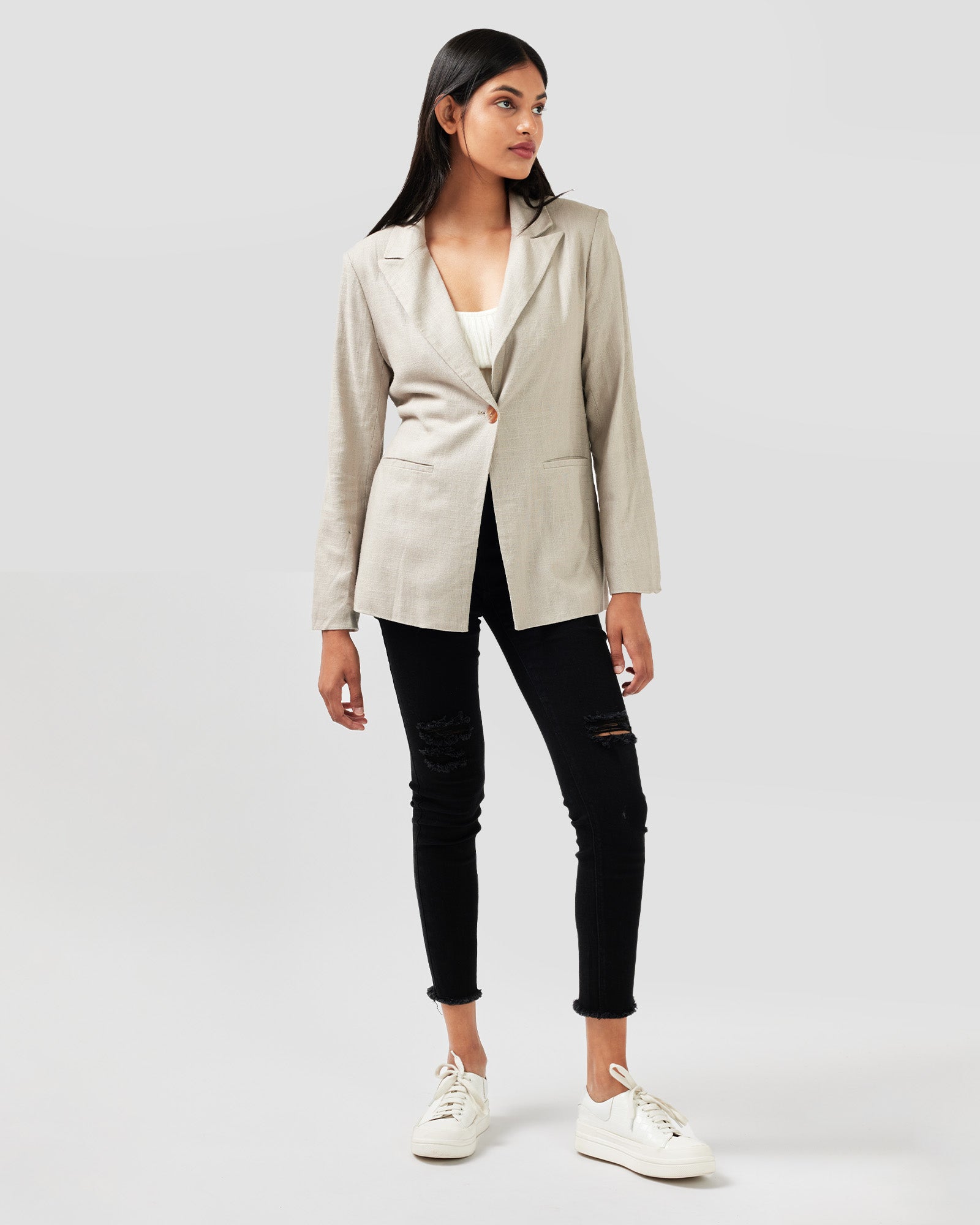 

Блейзер Synergy Wrap Belle&Bloom, цвет warm grey