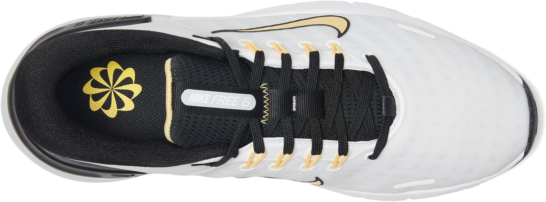 Кроссовки Nike Golf Next Nature, цвет White/Topaz Gold/Black/Pure Platinum — фото 2