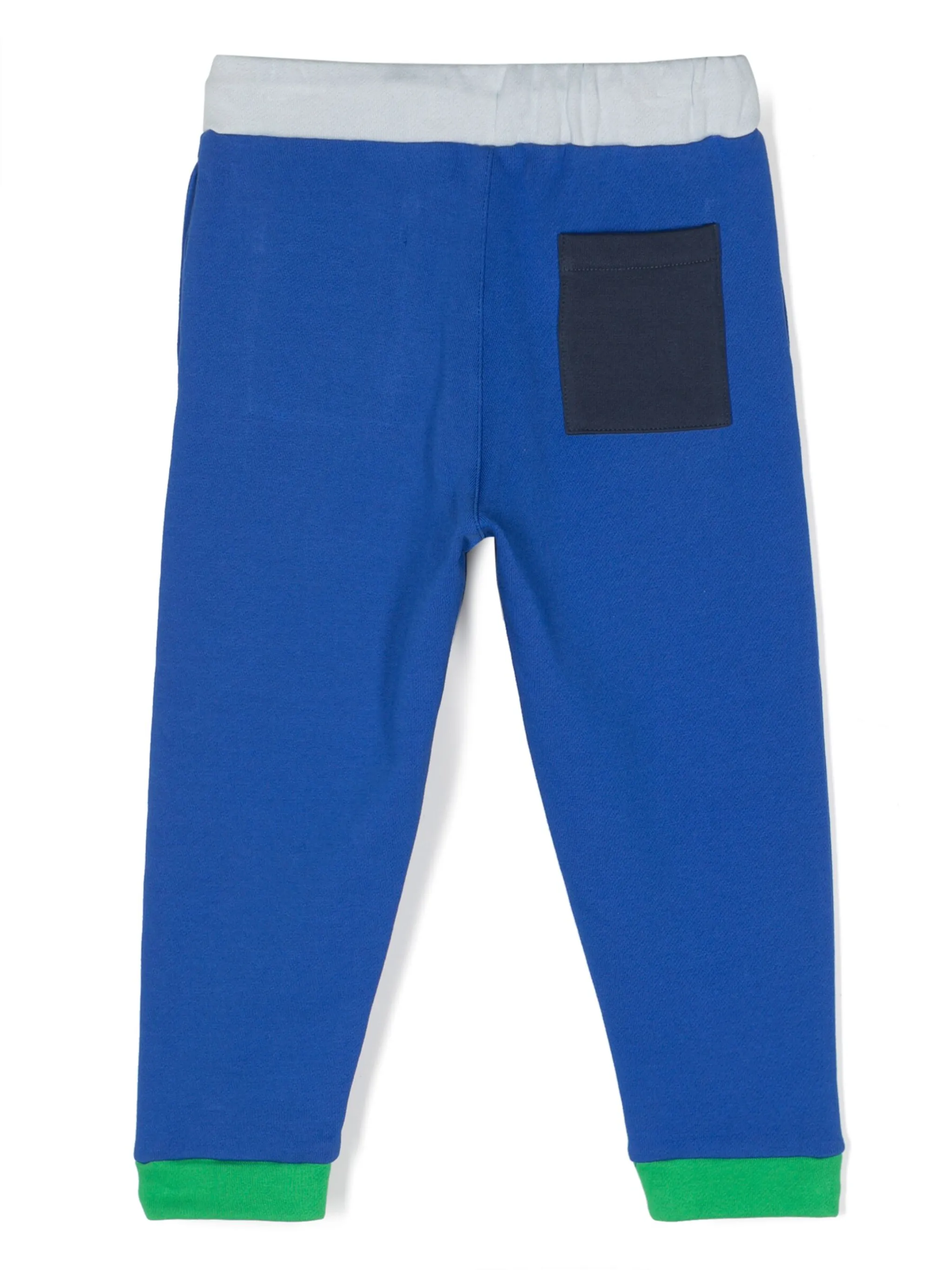 Спортивные брюки в стиле колор-блок Kenzo Kids, синий — фото 2