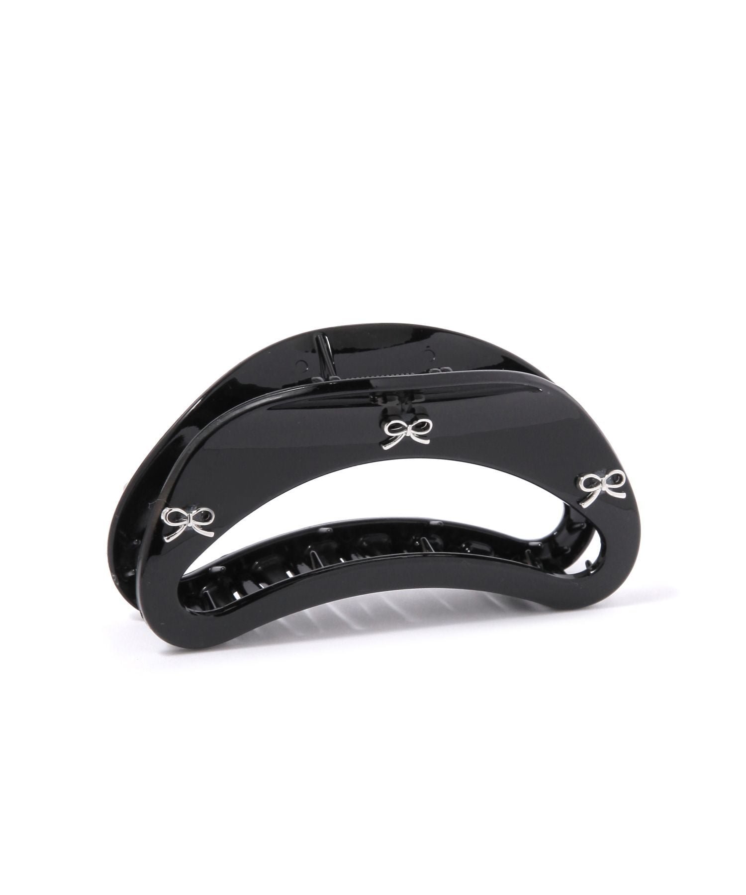 Миниатюрная заколка для волос с 3 лентами Lakole, Black (19)