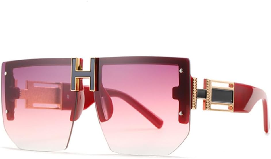 

Модные винтажные квадратные солнцезащитные очки для женщин и мужчин, роскошные ретро-очки в оправе, очки для вождения, защита от ультрафиолета UV400, красные, один размер LJTJTAV, Red