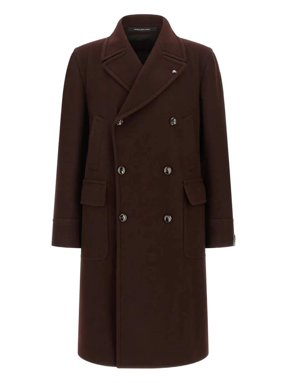 

Двубортное пальто Sherry с брошью Tagliatore, коричневый