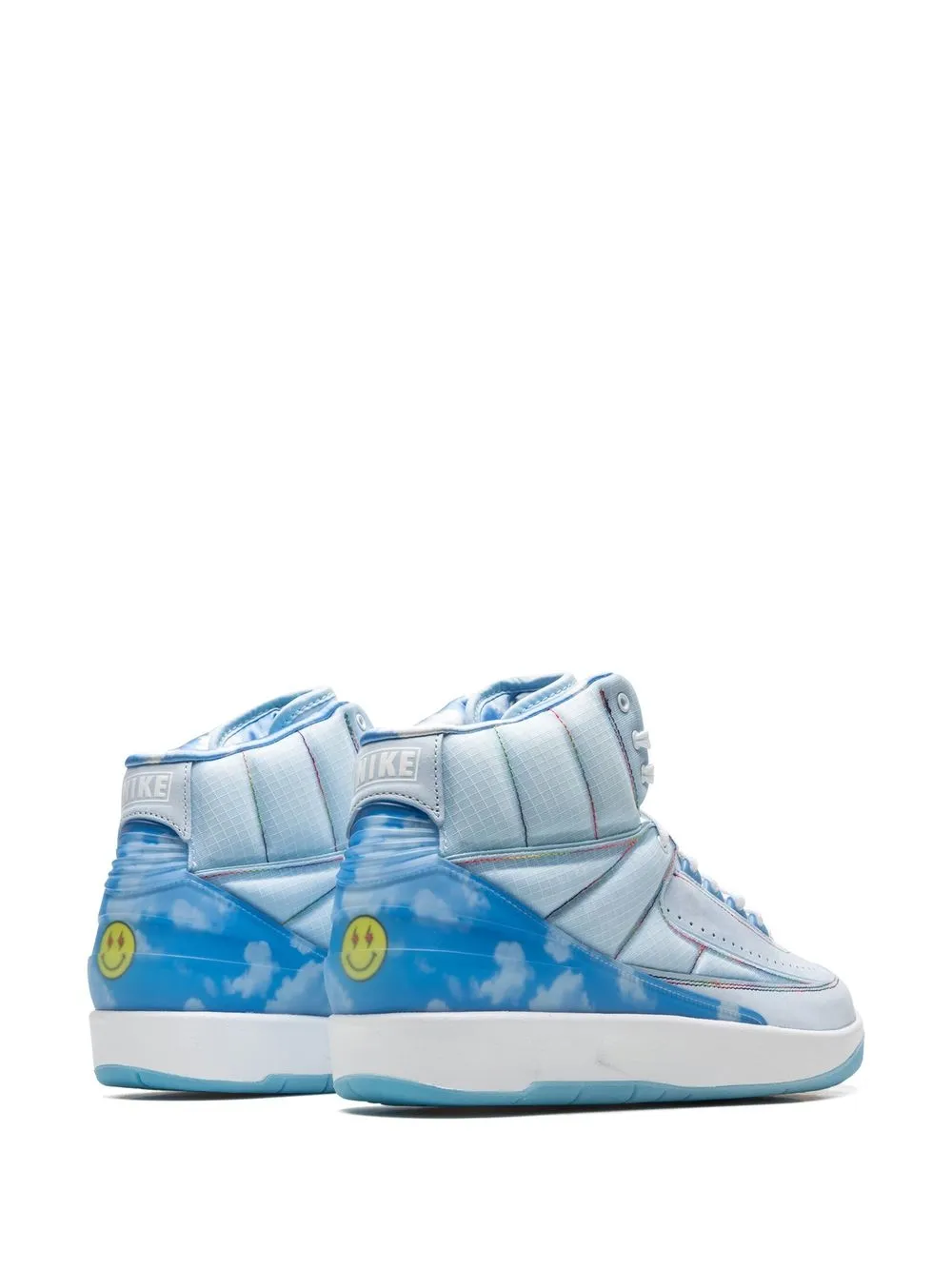 Кроссовки Air  2 из коллаборации с J. Balvin Jordan, синий — фото 3