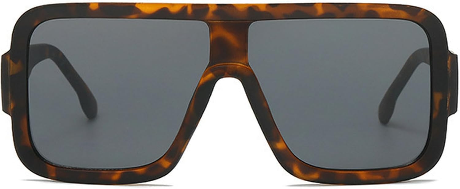 

Солнцезащитные очки в стиле ретро квадратной формы для женщин и мужчин. Модные винтажные очки-пилот большого размера в стиле 70-х. Защита от УФ-излучения UV400. Женские солнцезащитные очки mincl, C2