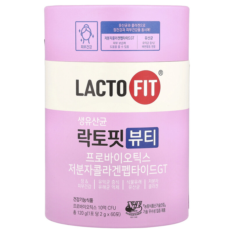 

Lactofit, Пробиотик, красота, 60 стиков (2 г) каждый