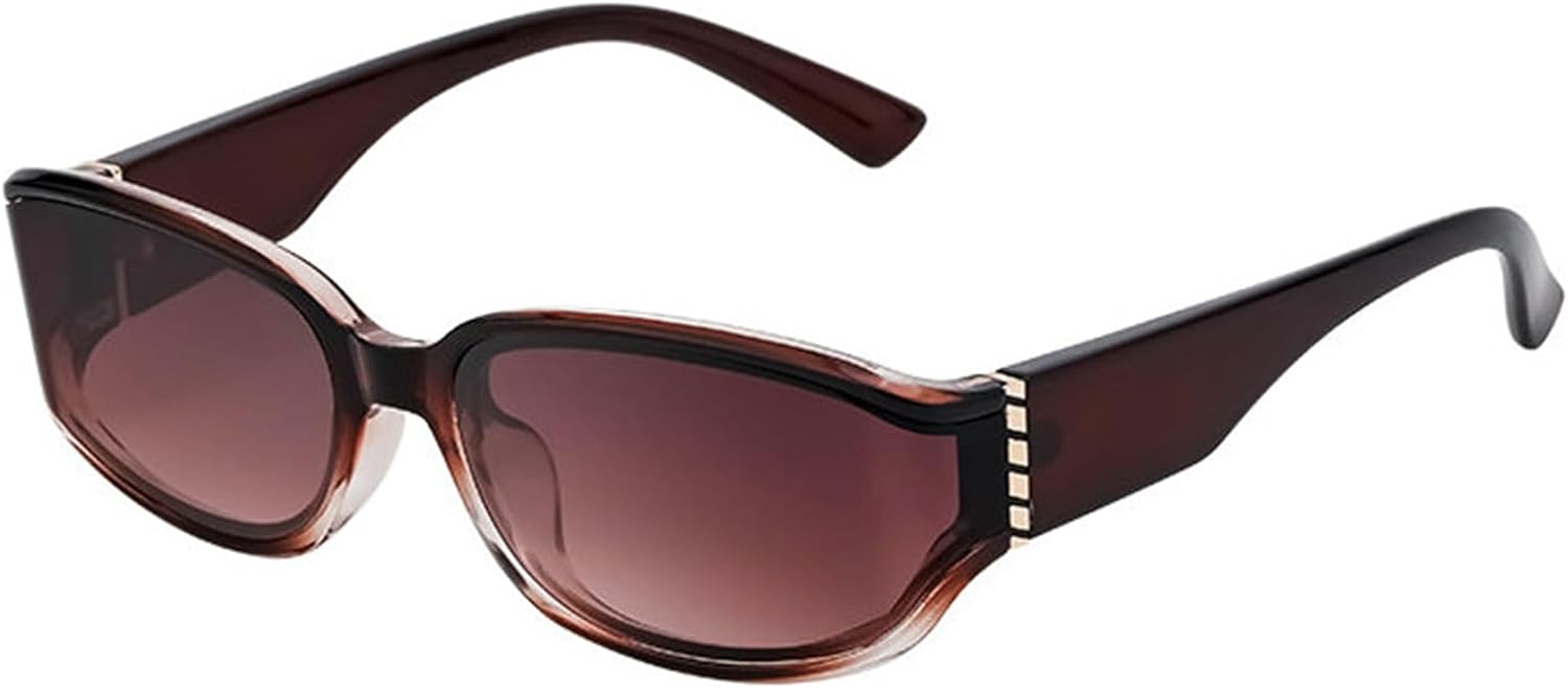 

Солнцезащитные очки Willochra Polygon для женщин, винтажные, с градиентным переходом цвета, овальной формы, модные дизайнерские, для путешествий, с защитой от УФ-излучения UV400, C6