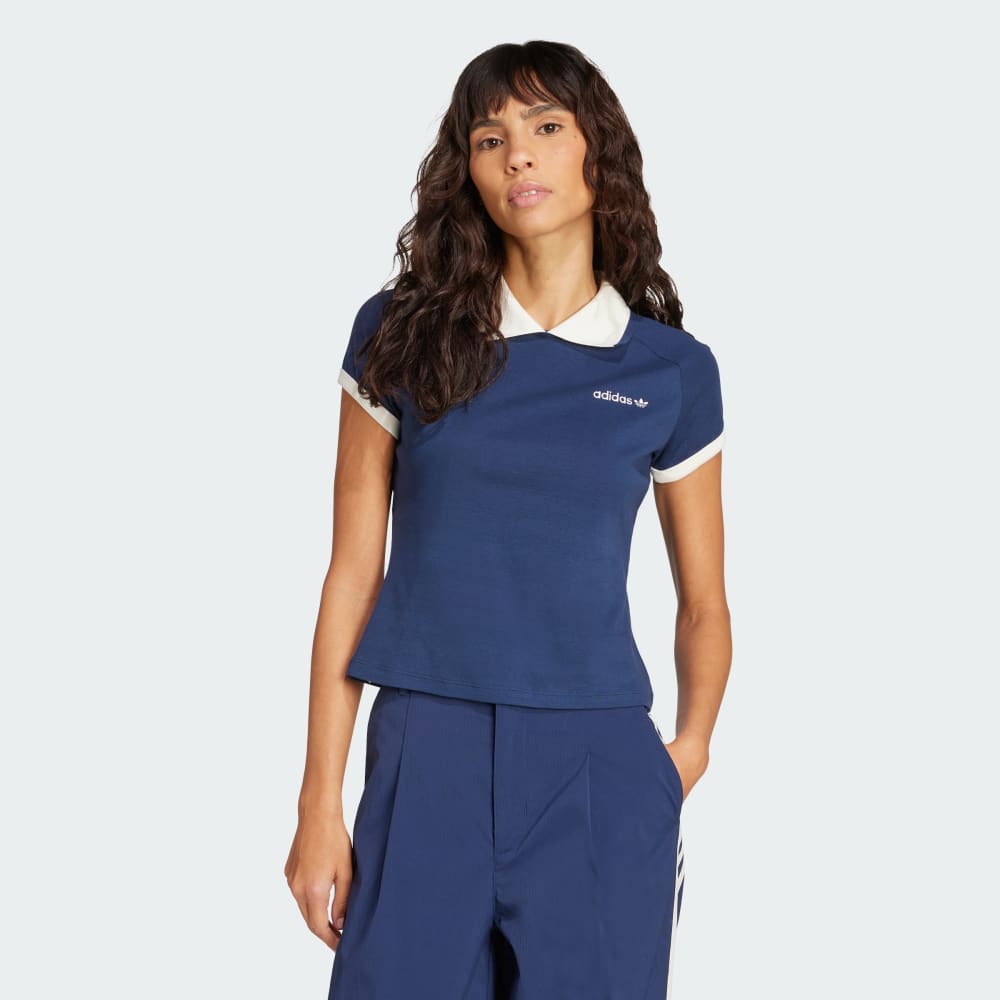 

Футболка Adidas Polo Shirt, темный индиго