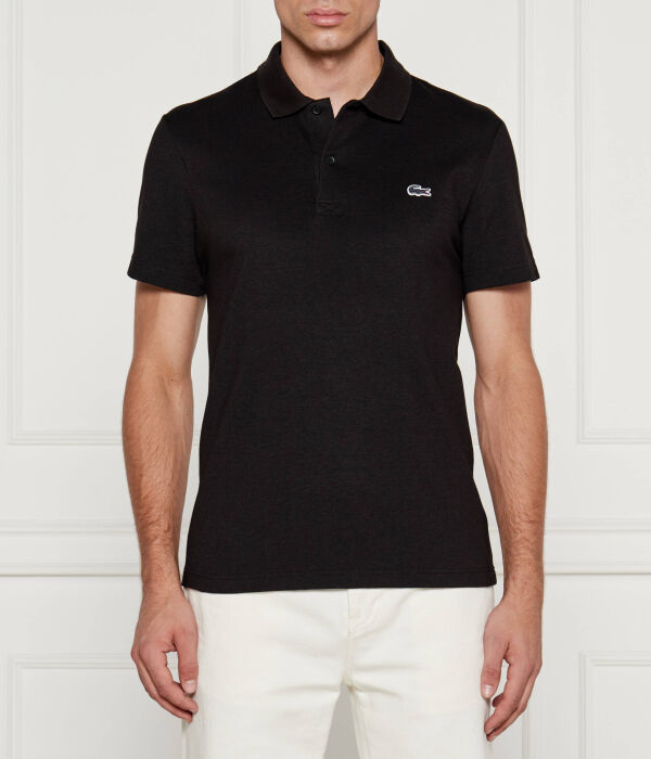 

Рубашка поло Regular fit Lacoste, черный
