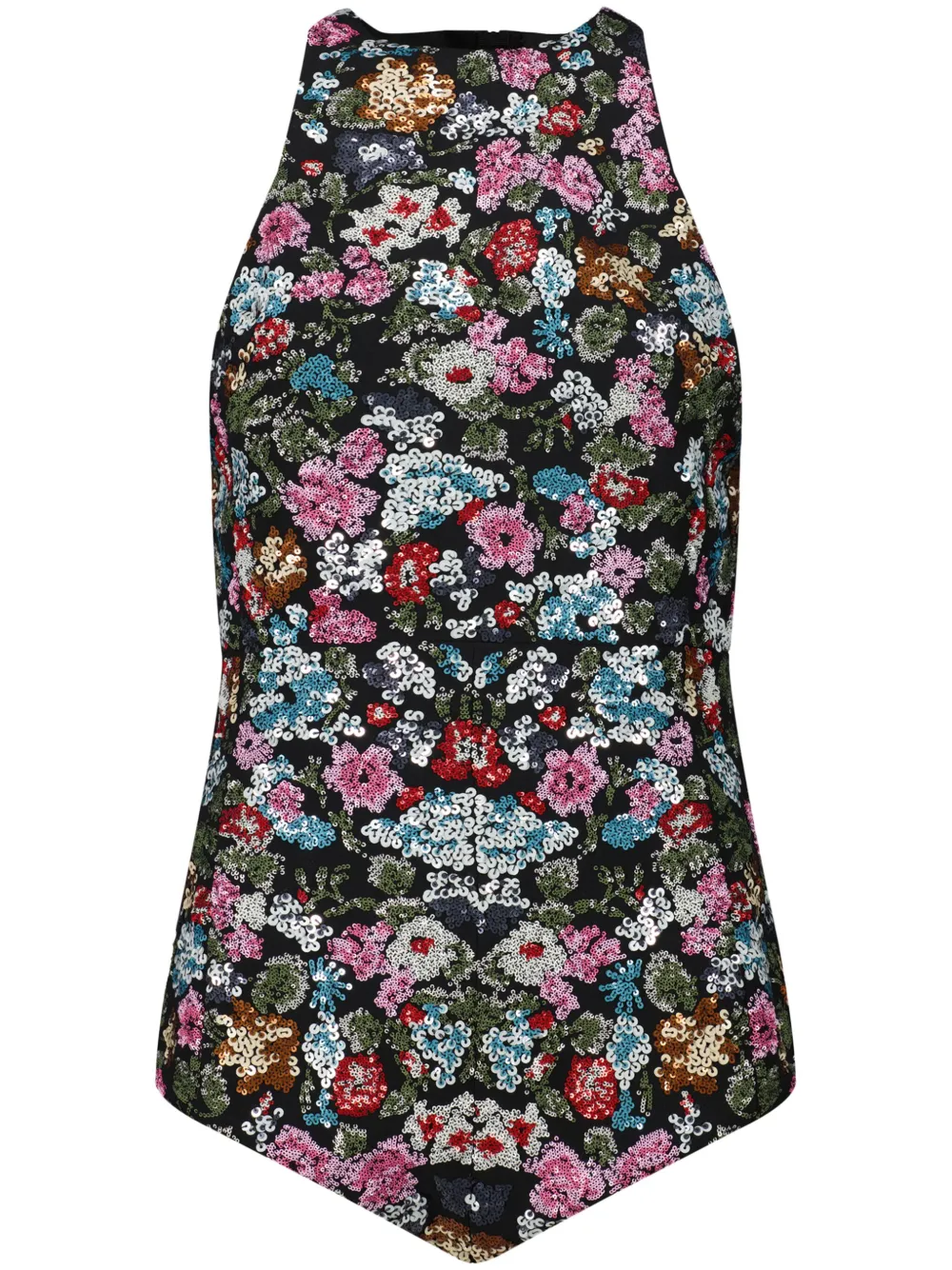 

Боди с пайетками Giambattista Valli, черный