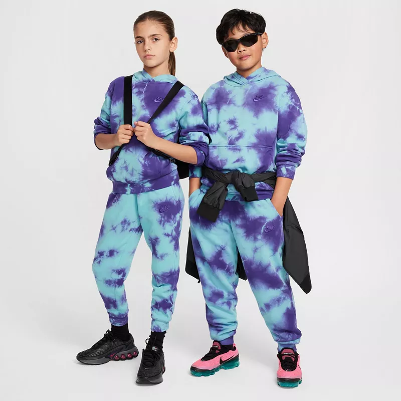 

Детская худи с флисовым принтом Nike Sportswear Club, цвет Green Frost