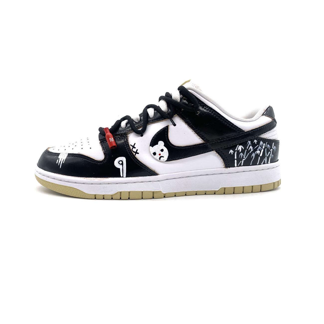 

Кроссовки Nike Dunk Skateboarding Shoes Men Low-top White, светло-желтый