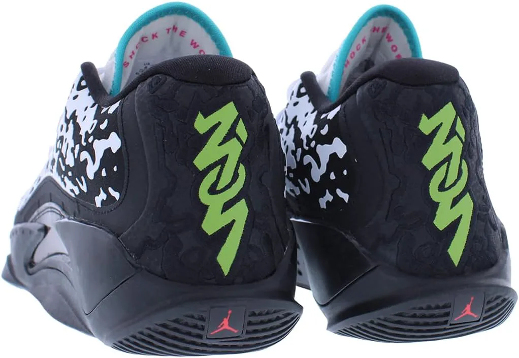 Мужские кроссовки Jordan Zion 3 (DR0675-106, белый/университетский красный/цементно-серый) Nike, черный