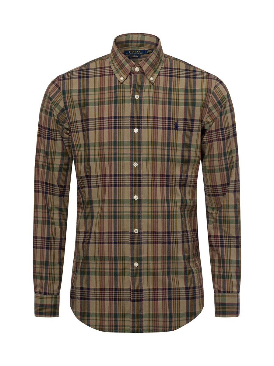 

Рубашка на пуговицах классического кроя Polo Ralph Lauren, цвет Khaki/Olive