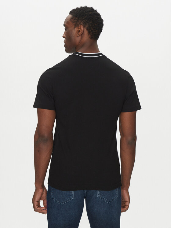 Футболка обычного кроя TH8174 Lacoste, черный — фото 3