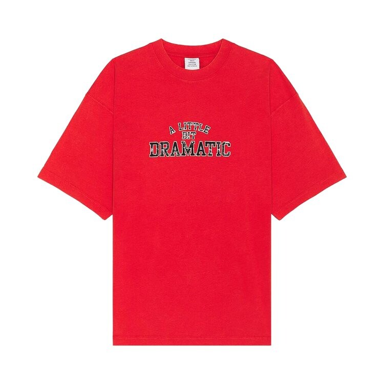 

Футболка Vetements A Little Bit Dramatic T-Shirt, красный