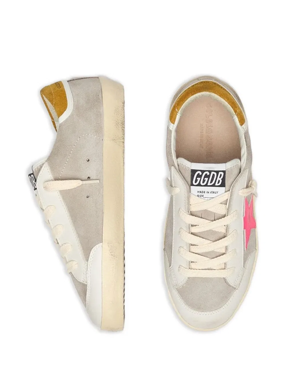 Кроссовки Star-patch Golden Goose Kids, белый — фото 3