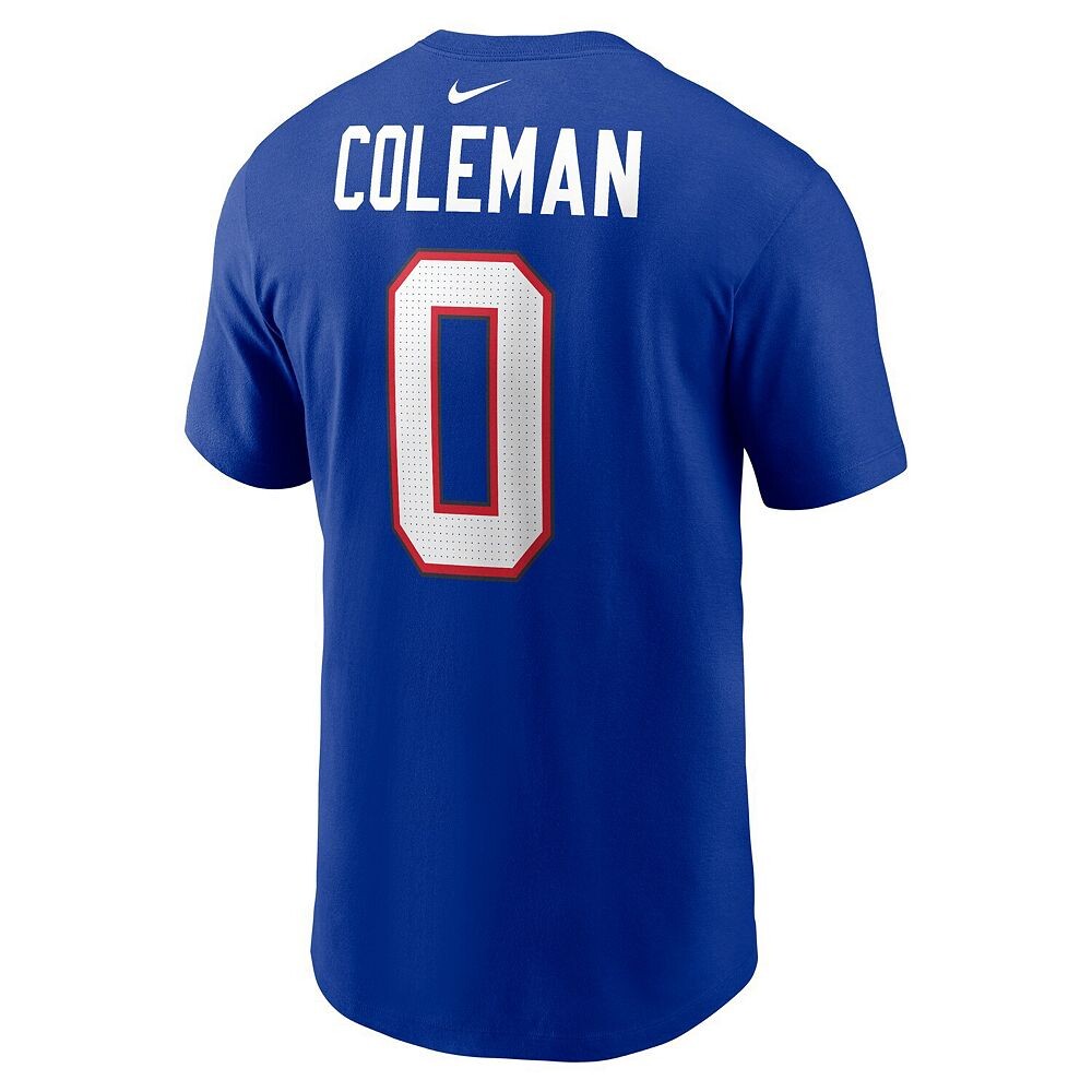 Мужская футболка Nike Keon Coleman Royal Buffalo Bills 2024 NFL Draft с именем и номером, цвет Bil Blue — фото 4