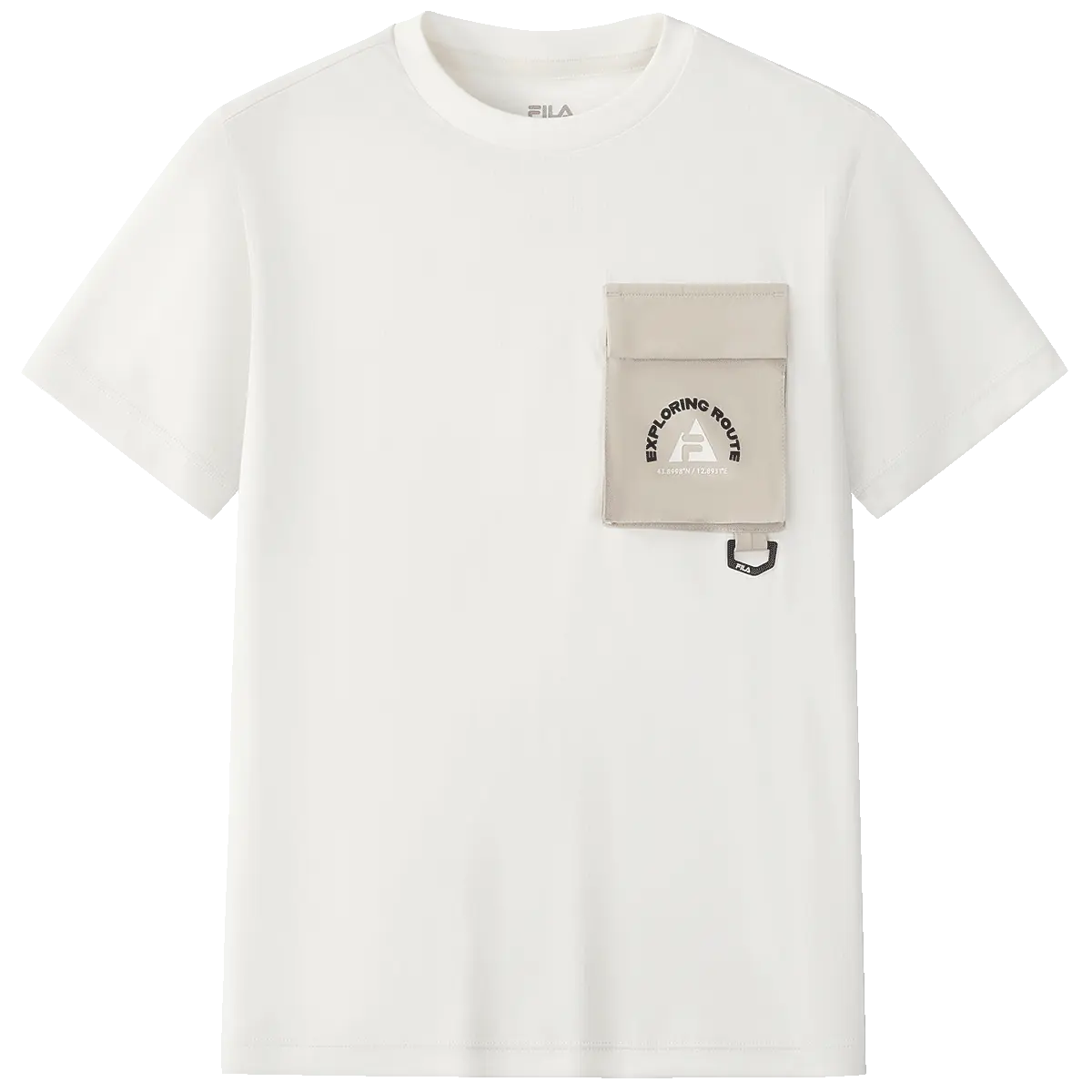 

FILA KIDS Футболка milk foam white для подростков, Белый, FILA KIDS Футболка milk foam white для подростков