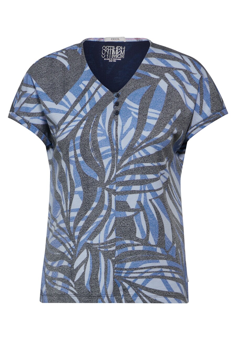 

Футболка CECIL Shirt, цвет blue/night blue/pastel blue
