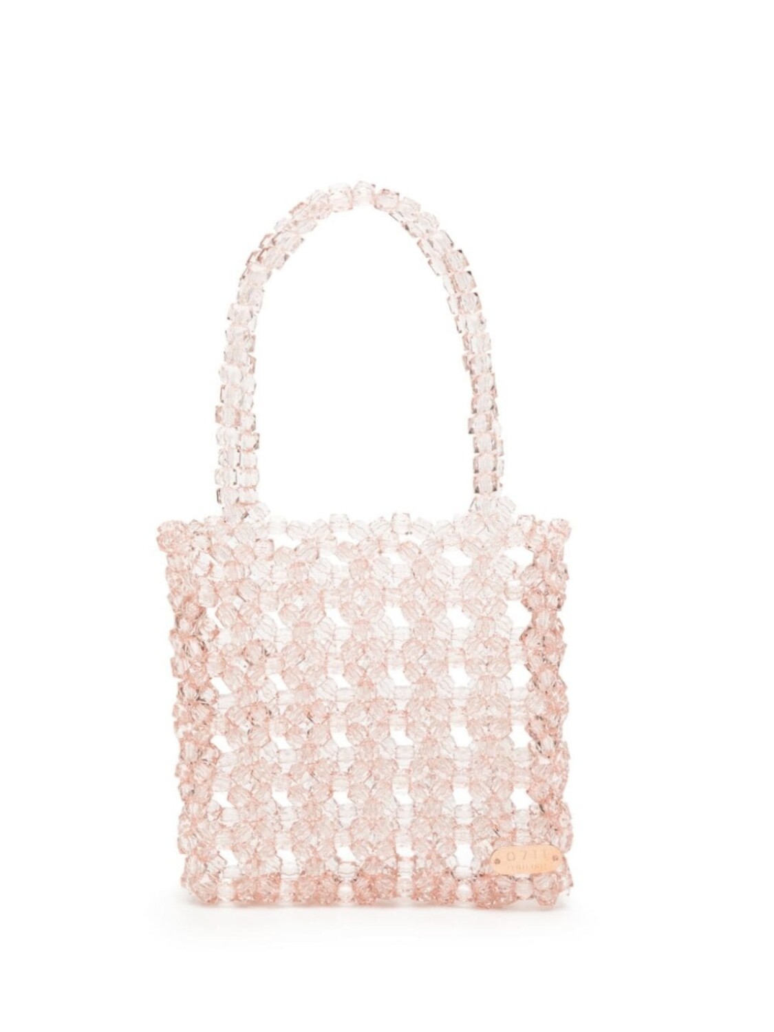 

0711 мини-сумка Dotty с бисером, розовый