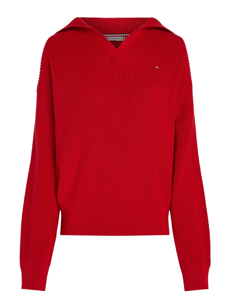 

Тонкий вязаный свитер TOMMY HILFIGER Sweater, красный